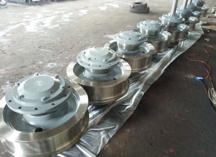 Crane wheel assemble