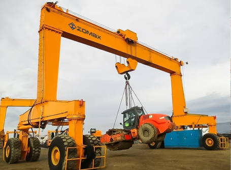 Rubber-tyred gantry cranes